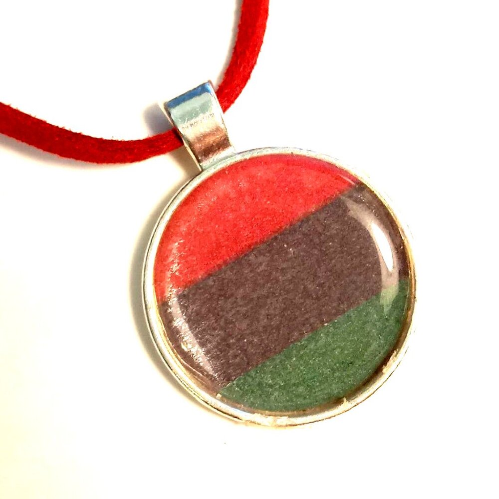 Pan-African Liberation Flag Necklace